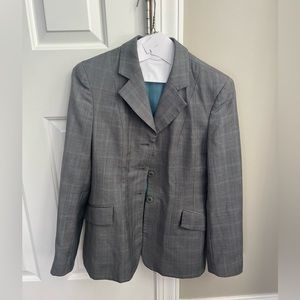 Grey and Blue Women’s Show Coat - RJ Classics size 4R